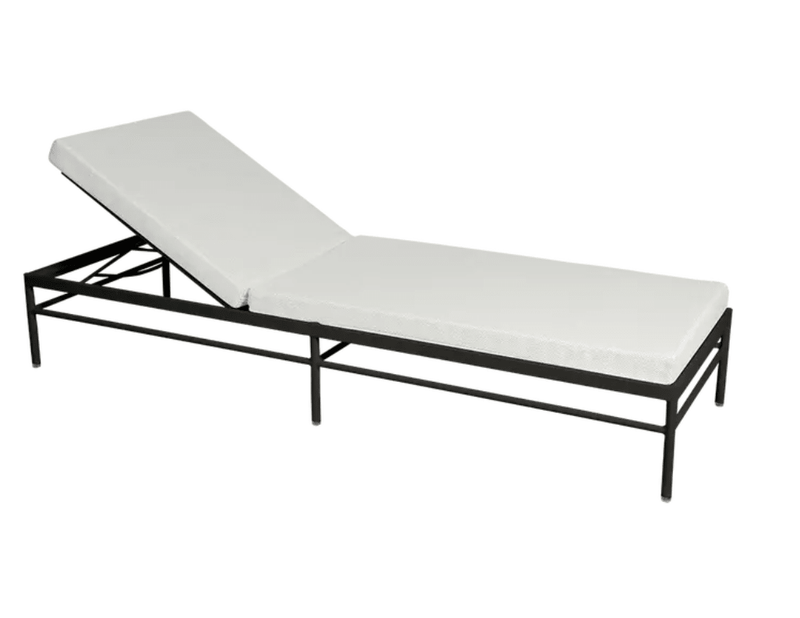 Load image into Gallery viewer, Rivage Sunlounger Luxury - Custom Wood DesignsAntracite Pearl Fermob Rivage luxury metal sunlounger with a sleek, modern design and comfortable cushion for outdoor relaxation.Sunlounger Metal24575203231063Antracite Pearl