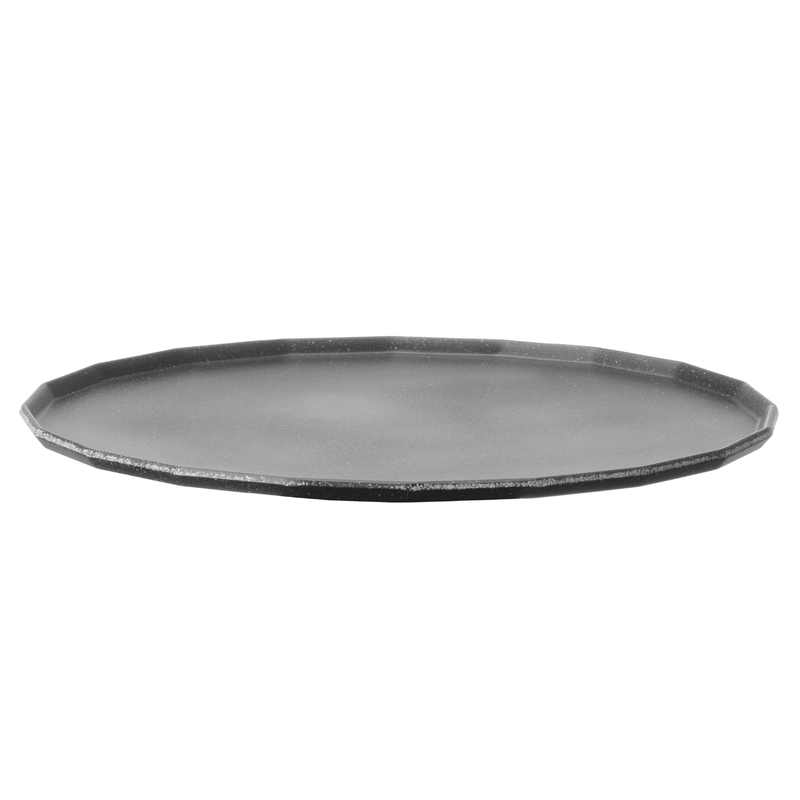 Load image into Gallery viewer, Serving Platter Ø300mm – Metropolis Black (Fine Dine) - Custom Wood DesignsFine Dine Metropolis black serving platter, 300mm diameter, elegant fruit stand with sleek modern design.Fruit stand562567