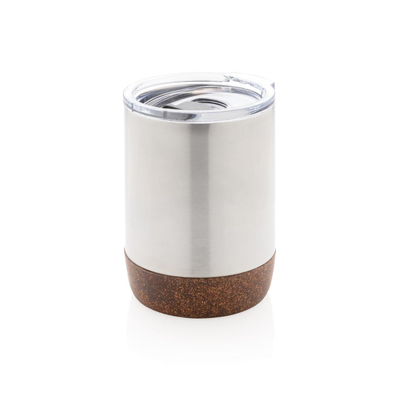 Load image into Gallery viewer, Re-steel cork small vacuum coffee mug pack of 25 Branded Silver Custom Wood Designs __label: Multibuy silvercorkcoffeemugcustomwooddesigns

