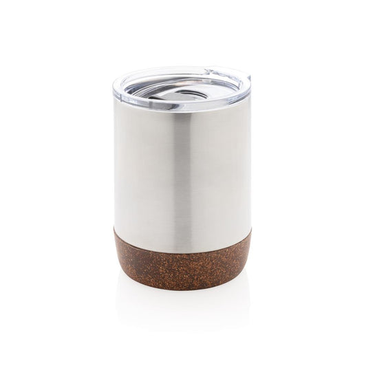Re-steel cork small vacuum coffee mug pack of 25 Branded Silver Custom Wood Designs __label: Multibuy silvercorkcoffeemugcustomwooddesigns