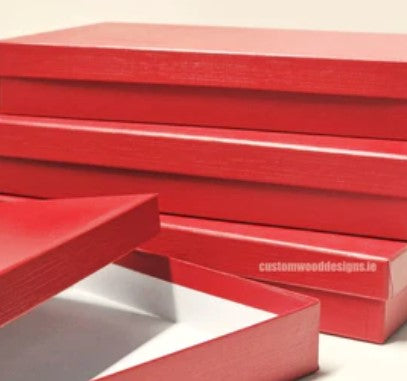 Load image into Gallery viewer, Slim Line Cardboard Product Box (15x13x2cm) x 20 Custom Wood Designs __label: Multibuy slim