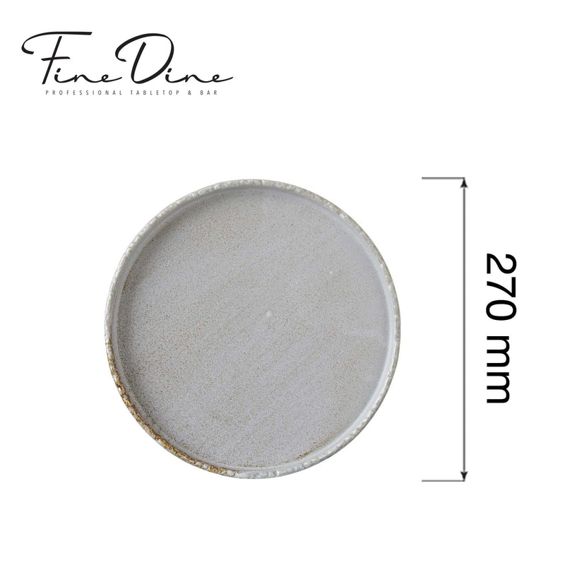 Load image into Gallery viewer, Stark flat plate, 270mm - Custom Wood DesignsFine Dine Stark flat plate, 270mm, made of durable material, showcasing a sleek, flat design perfect for modern table settings.flat plate762134