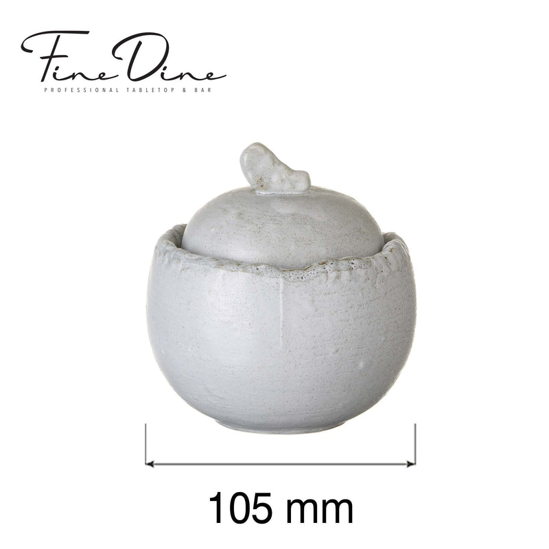 Load image into Gallery viewer, Stark sugar bowl, 105x(h)110mm - Custom Wood DesignsFine Dine Stark sugar bowl with 105x110mm size, featuring a sleek design and smooth ceramic finish.sugar bowl760352