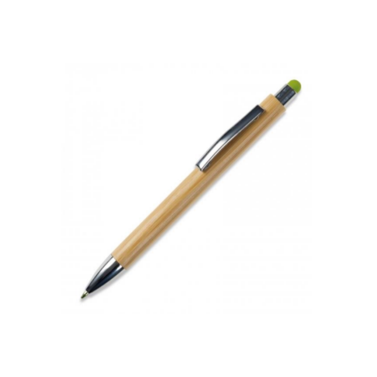 Load image into Gallery viewer, Pen with coloured stylus x 100 Custom Wood Designs __label: Multibuy styluspencustomwooddesignsirishbrandedpromogreen_bfdfb7dd-29f6-4bf0-9aa2-a99bf0912a3a
