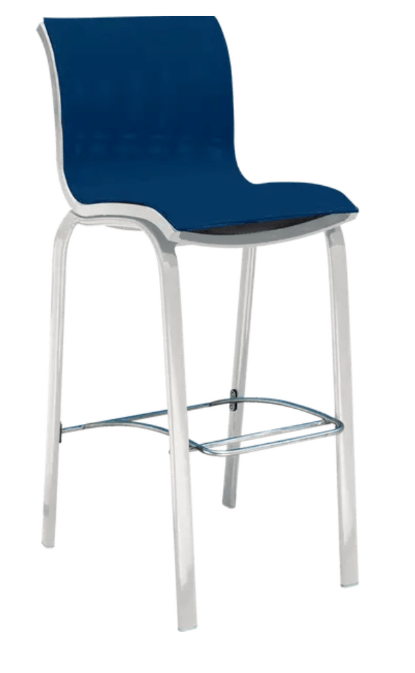 Load image into Gallery viewer, Summer High Stool - Custom Wood DesignsFermob Summer High Bar Stool in vibrant outdoor color, showcasing a sleek, modern design with a high seat and sturdy frame.Bar Stool24575186068983
