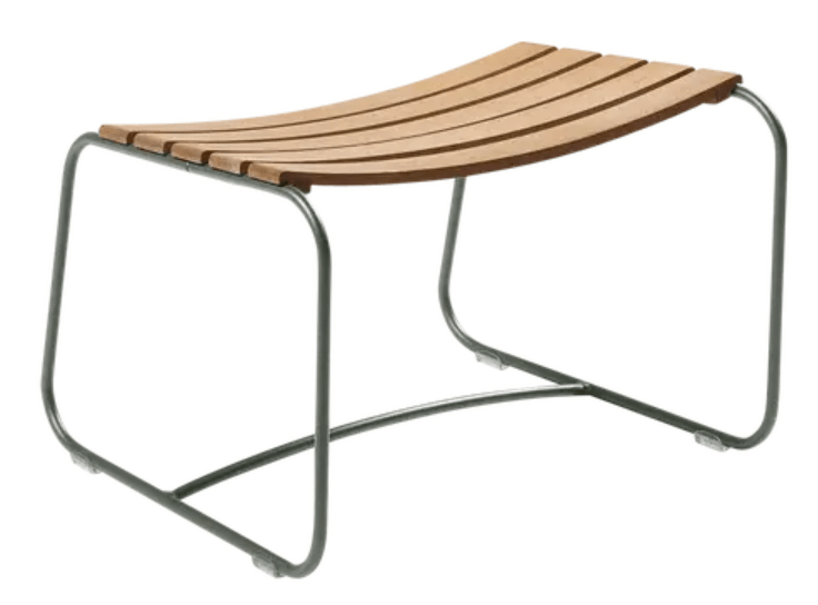 Load image into Gallery viewer, Fermob Surprising Teak Footrest with sleek wooden design, ideal for comfortable outdoor or indoor seating.