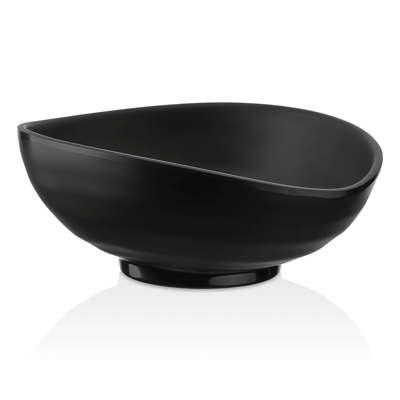 Load image into Gallery viewer, Terra Galaxy Bowl black 260x220x(h)95 mm - Custom Wood DesignsBlack Terra Galaxy Bowl by Fine Dine, 260x220x95 mm, showcasing a sleek round ceramic bowl on a neutral background.Bowl562345