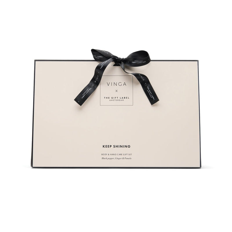 Load image into Gallery viewer, TGL body and hand care gift set - Custom Wood DesignsVinga TGL body and hand care gift set with skincare bottles and packaging, ideal for home and personal wellness.Home & LivingTGL10143011white29 x 9 x 19 cm