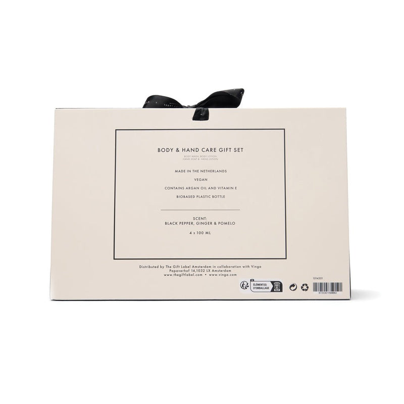 Load image into Gallery viewer, TGL body and hand care gift set - Custom Wood DesignsVinga TGL body and hand care gift set with lotion, soap, and accessories in a elegant packaging for home and personal use.Home & LivingTGL10143011white29 x 9 x 19 cm