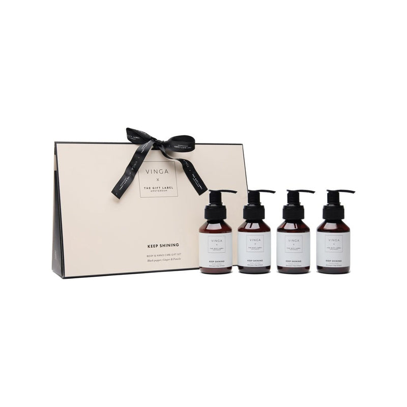 Load image into Gallery viewer, TGL body and hand care gift set - Custom Wood DesignsVinga TGL body and hand care gift set with skincare products in a stylish home and living gift box.Home & LivingTGL10143011white29 x 9 x 19 cm