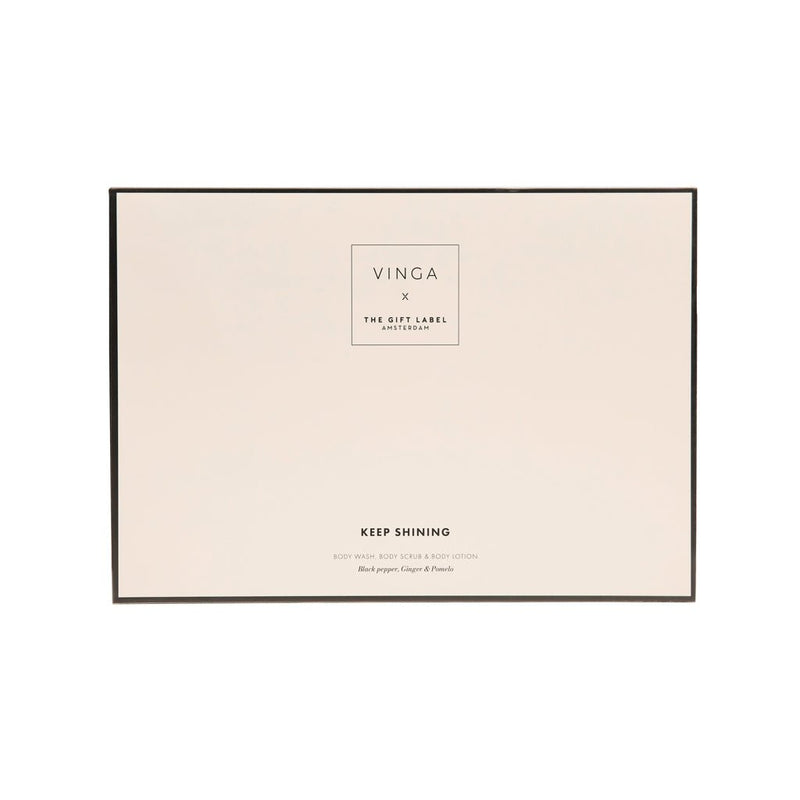 Load image into Gallery viewer, TGL body care gift set - Custom Wood DesignsVinga TGL body care gift set with luxury skincare products displayed in a stylish home and living gift box.Home & LivingTGL10143022white30.9 x 6.5 x 21.9 cm