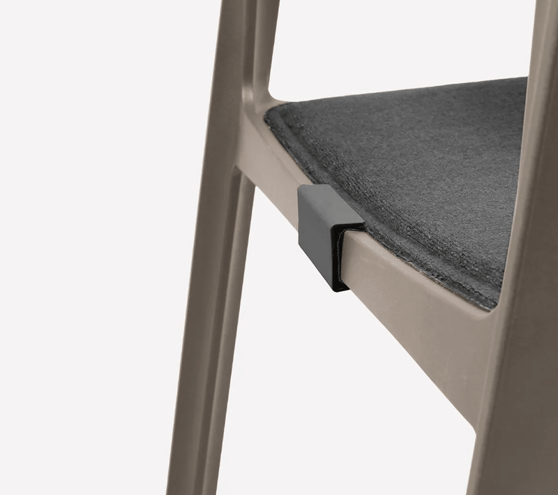 Load image into Gallery viewer, Trill Armchair Cushion - Custom Wood DesignsGrafite Nardi Trill armchair cushion on outdoor patio chair, showcasing comfortable, weather-resistant cushion for patio furniture.Nardi Trill Cushion Chair24575207336279