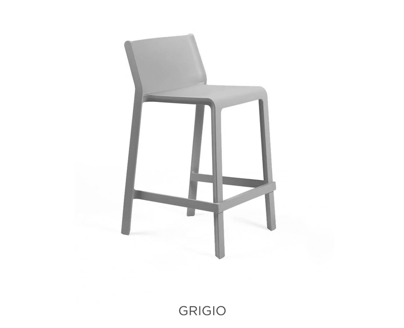 Load image into Gallery viewer, Trill Stool Mini by Nard Counter Stool - Custom Wood DesignsGray Nardi Trill Mini Stool, outdoor counter stool with a sleek design, suitable for garden or patio seating.Mini Stool nardi Outdoor24575206336343Grigio