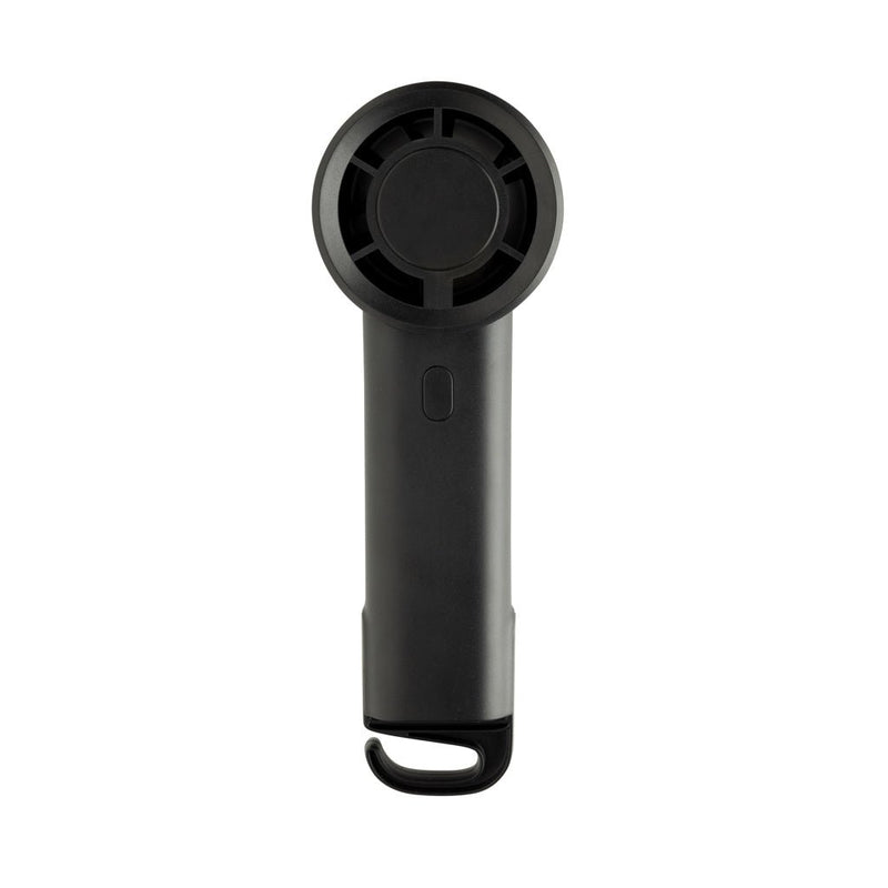 Load image into Gallery viewer, Twist RCS recycled plastic re-chargeable portable fan - Custom Wood DesignsXD Collection Twist RCS recycled plastic portable fan for phones and tablets, rechargeable with flexible twist design.Phone & Tablet accessoriesP457.0701Recycled ABSblack
