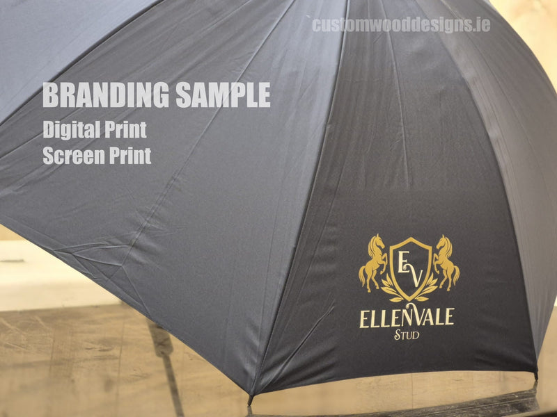 Load image into Gallery viewer, Swiss Peak Aware™ ultra-light 25-inch aluminum manual umbrella with logo, compact and durable for weather protection.
