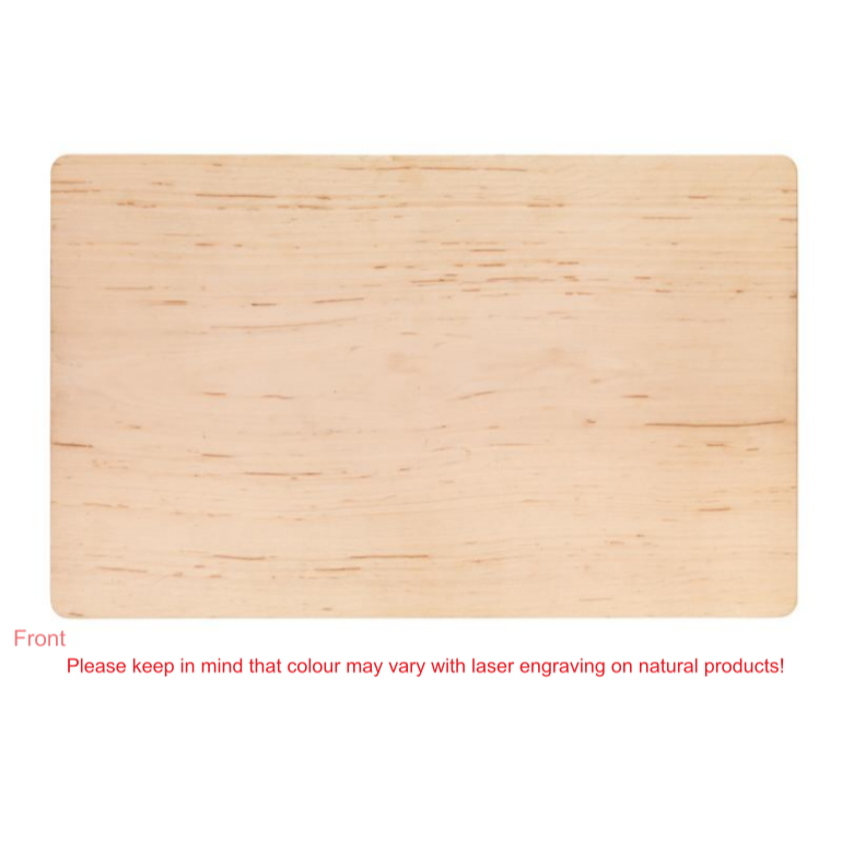 Load image into Gallery viewer, Set of 25 Alder Wood Cutting Boards from Custom Wood Designs, natural finish, rectangular shape, stacked on a kitchen countertop.