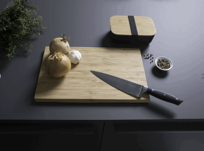 Load image into Gallery viewer, Set of 25 bamboo cutting boards from Custom Wood Designs, rectangular and natural bamboo finish for kitchen use.