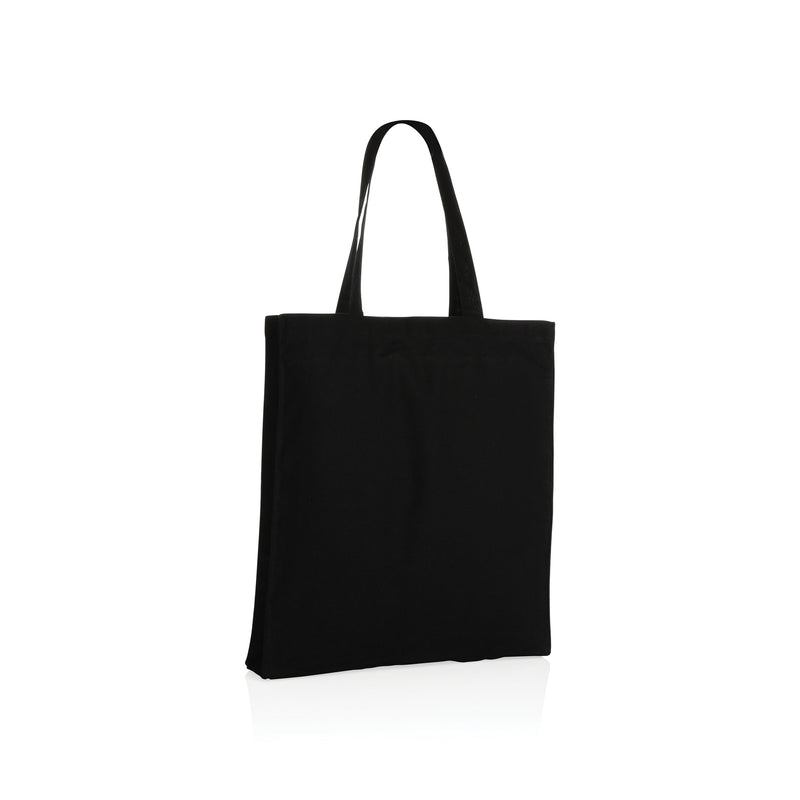 Load image into Gallery viewer, Cotton tote 42x6.5 x38cm 145g pack of 100 Black Custom Wood Designs __label: Multibuy unbranded-black-cotton-tote-42x6-5-x38cm-145g-pack-of-100-53613355696471