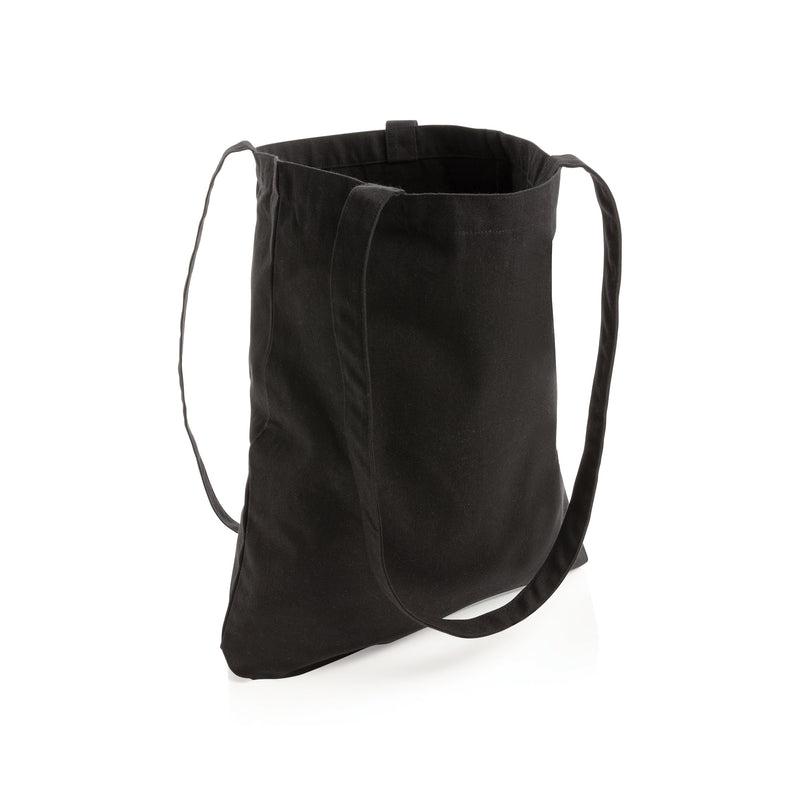 Load image into Gallery viewer, Cotton tote bag 40x6x.37cm pack of 100 Black Custom Wood Designs __label: Multibuy __label: Upload Logo unbranded-black-cotton-tote-bag-40x6x-37cm-pack-of-100-53613362610519