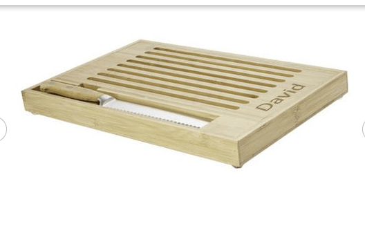 Load image into Gallery viewer, Set of 25 bread cutting crumb boards with knives from Custom Wood Designs, featuring natural wood surfaces and stainless steel blades.