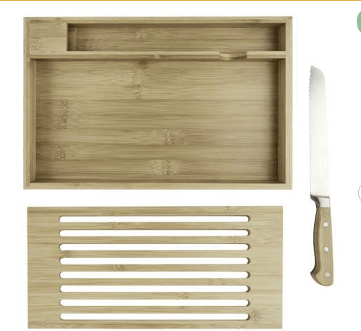 Load image into Gallery viewer, Set of 25 bread cutting crumb boards with knives from Custom Wood Designs, ideal for slicing and crumb management in the kitchen.