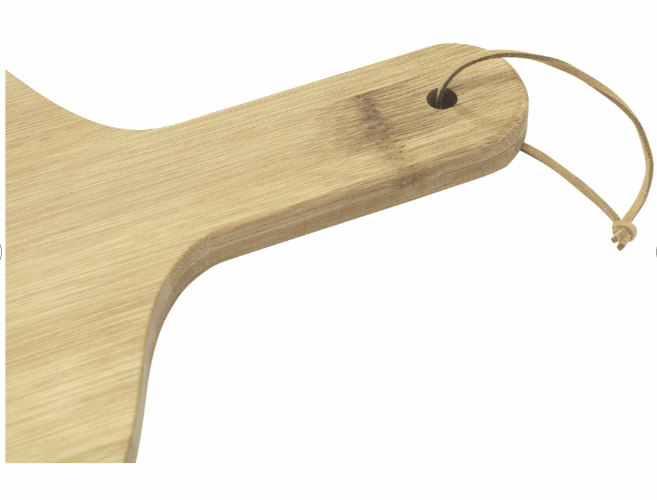 Load image into Gallery viewer, Set of 25 large bamboo pizza serving boards from Custom Wood Designs, ideal for serving or cutting pizza.