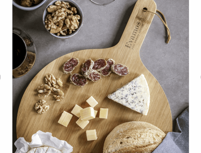 Load image into Gallery viewer, Set of 25 large bamboo pizza serving and cutting boards by Custom Wood Designs, ideal for pizza presentation and food prep.