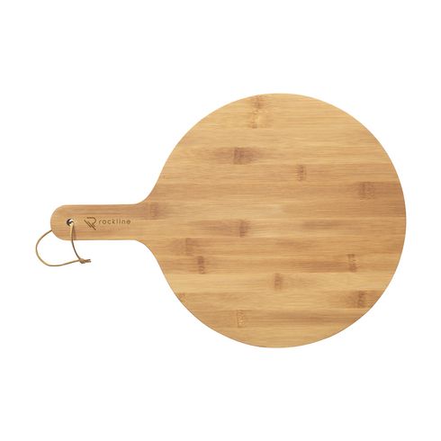 Load image into Gallery viewer, Set of 25 large bamboo pizza serving and cutting boards by Custom Wood Designs, ideal for serving and slicing pizza.