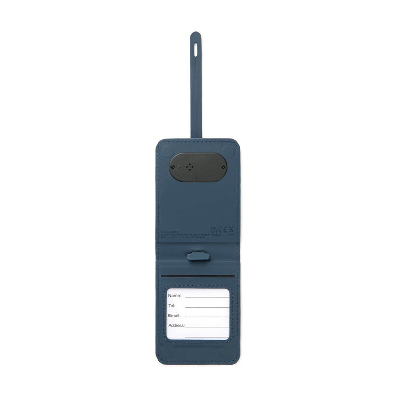 Load image into Gallery viewer, VINGA Baltimore RCS Luggage Tag With Finder Dual - Custom Wood DesignsVinga Baltimore RCS luggage tag with finder for phone and tablet accessories, featuring a sleek black design and adjustable strap.Phone & Tablet accessoriesV3010325Recycled Polyurethane,Recycled ABSblue