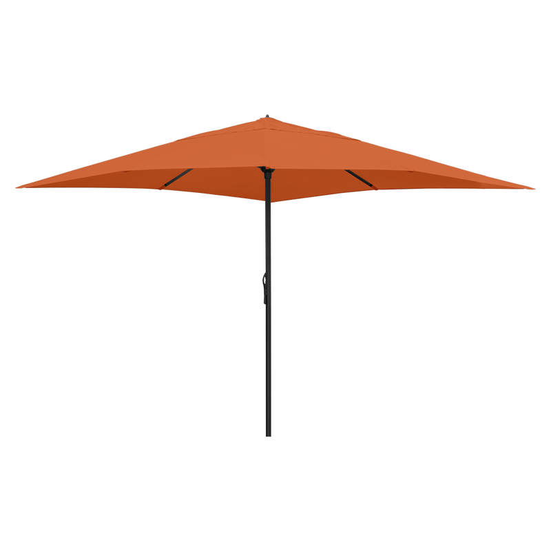 Load image into Gallery viewer, Vlaemynck Easy Open Parasol 400 × 400 cm – Amber canopy, Anthracite frame