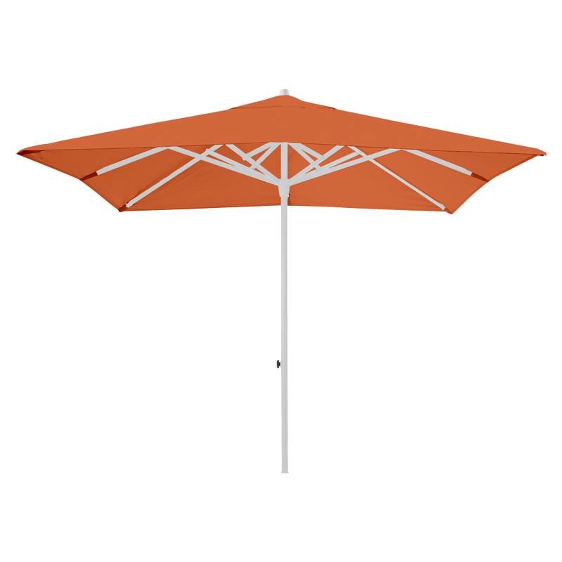 Load image into Gallery viewer, Vlaemynck Easy Track Parasol 250 × 250 cm – Amber canopy, White frame