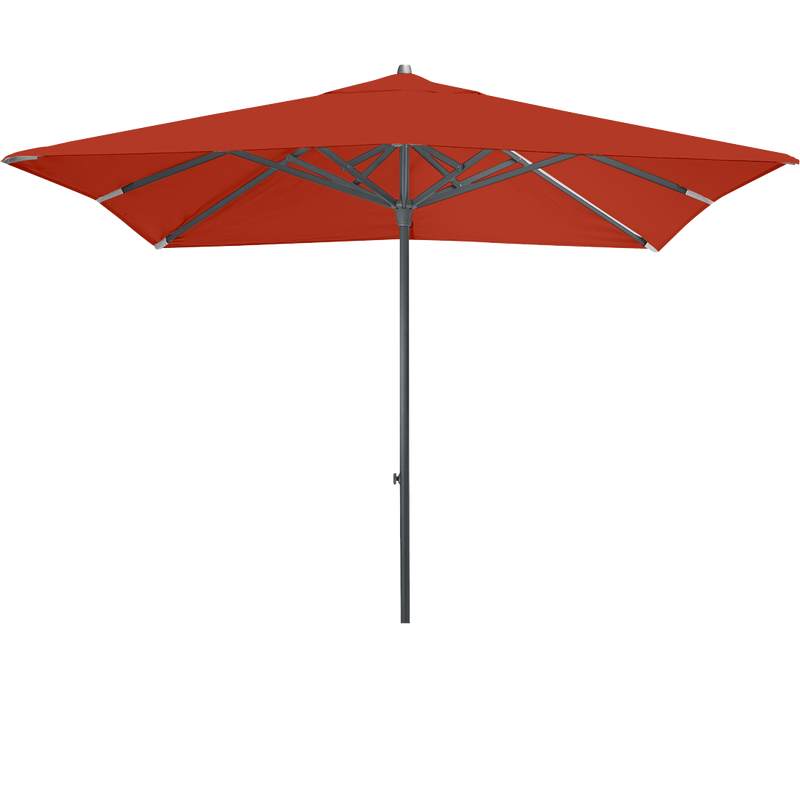 Load image into Gallery viewer, Vlaemynck Easy Track Parasol 250 × 250 cm – Earthenware canopy, Anthracite frame