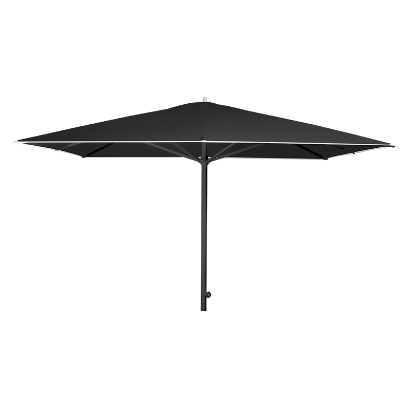 Load image into Gallery viewer, Vlaemynck Easy Track Parasol 330 × 330 cm – Coal canopy, Anthracite frame