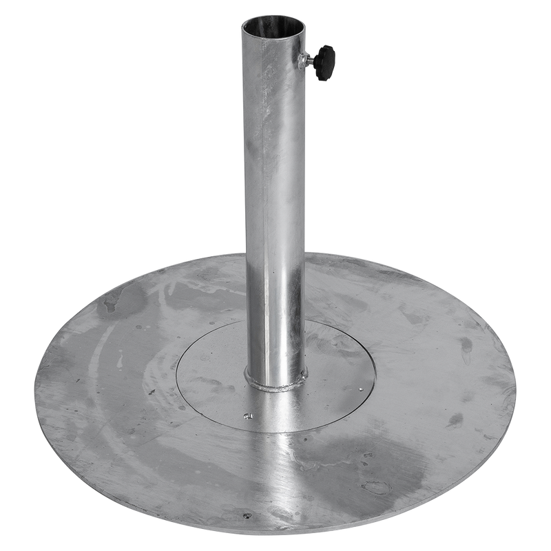 Load image into Gallery viewer, Vlaemynck Galvanised Steel Beach Parasol Base 60 kg – Ø80 mm Poles – view 3