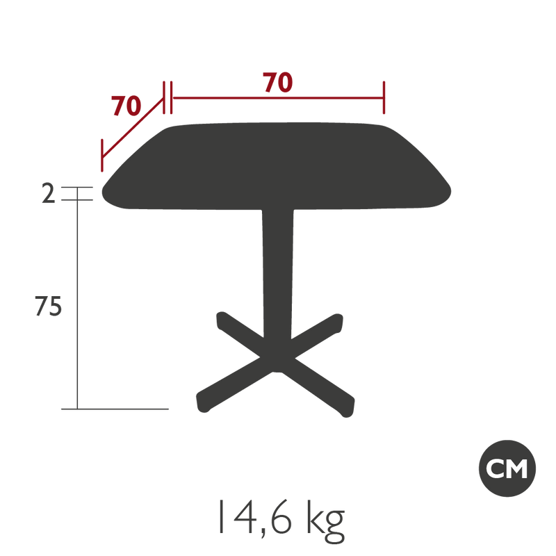 Load image into Gallery viewer, Vlaemynck Lodge Teak Dining Table 70 × 70 cm – view 2
