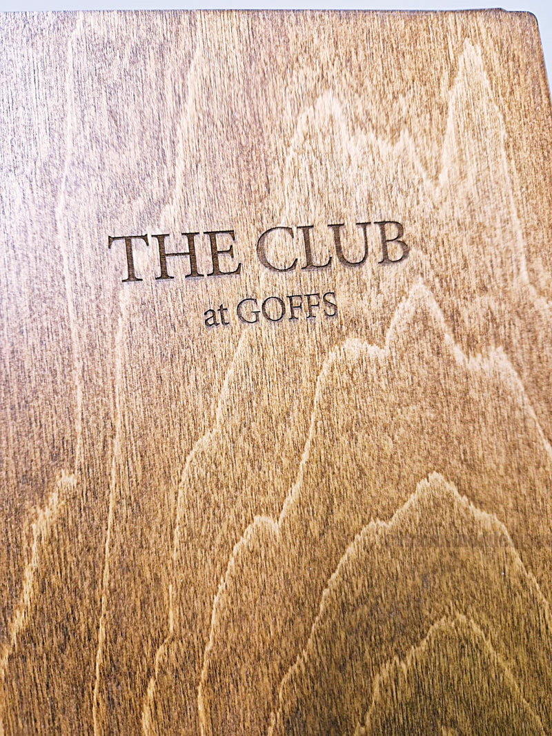 Load image into Gallery viewer, 20 x Personalised Wood Menus 20x20cm Custom Wood Designs __label: Multibuy walnut-20-x-personalised-wood-menus-20x20cm-53612669501783