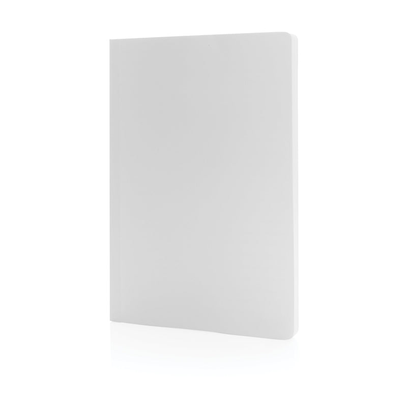 Load image into Gallery viewer, A5 Softcover stone paper notebook pack of 25 White Custom Wood Designs __label: Multibuy whitea5softcovernotebookcustomwooddesignspromoofficegiftingpadprint_9cff29a7-6ee4-4628-9047-9b8689a2a06c