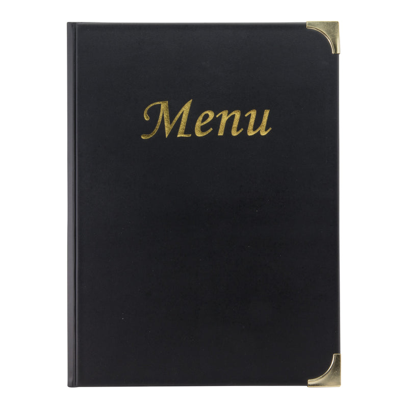 Load image into Gallery viewer, Menu holder 8 x A4 Pack of 10 Black Custom Wood Designs __label: Multibuy wine-red-menu-holder-8-x-a4-pack-of-10-53613308870999