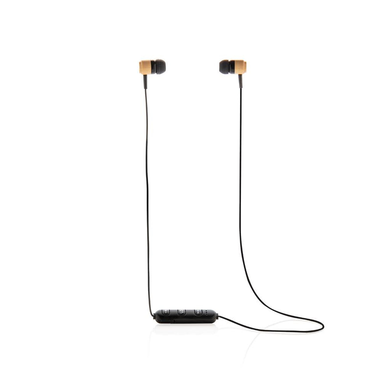 Load image into Gallery viewer, Wireless bamboo earbuds pack of 25 Custom Wood Designs __label: Multibuy wirelessearbudscustomwooddesignsbamboo