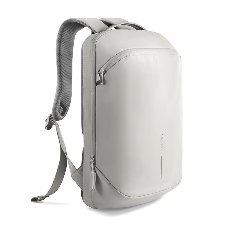 Load image into Gallery viewer, XD Design Bobby Air Backpack - Custom Wood DesignsXD Design Bobby Air backpack shown in black with multiple compartments and padded straps for comfortable travel and everyday use.Bags & TravelP706.3219Nylon,rPETgrey