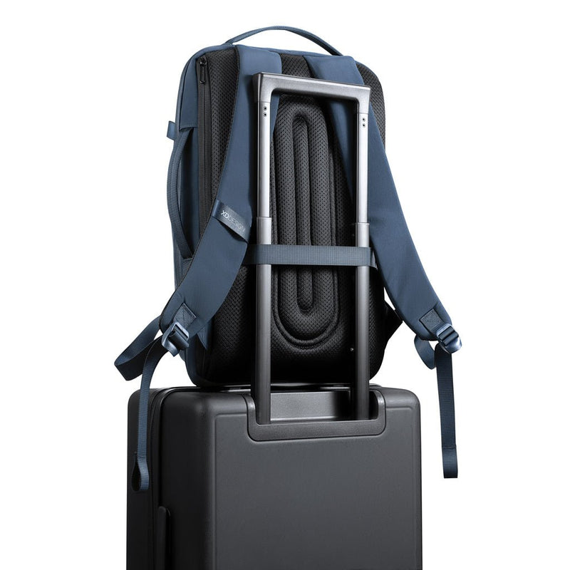 Load image into Gallery viewer, XD Design Bobby Air Backpack - Custom Wood DesignsXD Design Bobby Air backpack in black with multiple compartments and padded straps, designed for comfortable travel and daily use.Bags & TravelP706.3225Nylon,rPETnavy