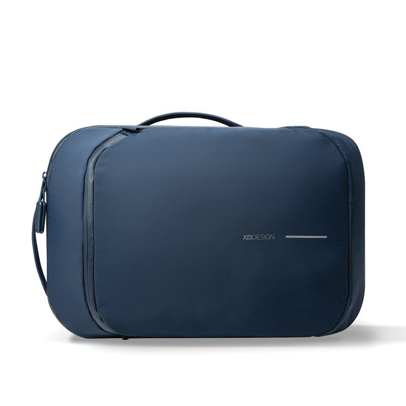 Load image into Gallery viewer, XD Design Bobby Air Backpack - Custom Wood DesignsXD Design Bobby Air backpack in black, showing multiple compartments and padded straps, designed for comfortable travel and daily use.Bags & TravelP706.3225Nylon,rPETnavy