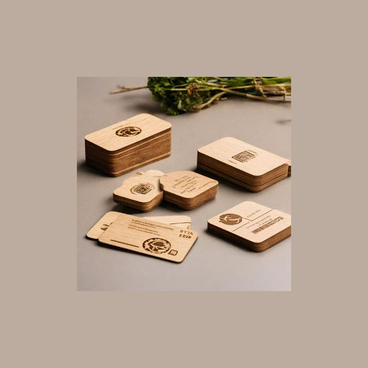 The Future of Networking- CWD Wooden NFC Business Cards