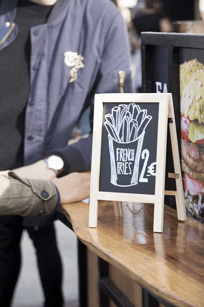 Tabletop Chalkboards for Cafés & Hotels - Custom Wood Designs