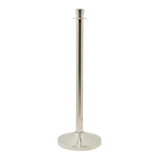 Securit Classic chrome rope barrier post