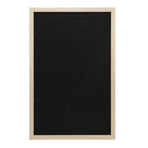 Securit teak felt letter board