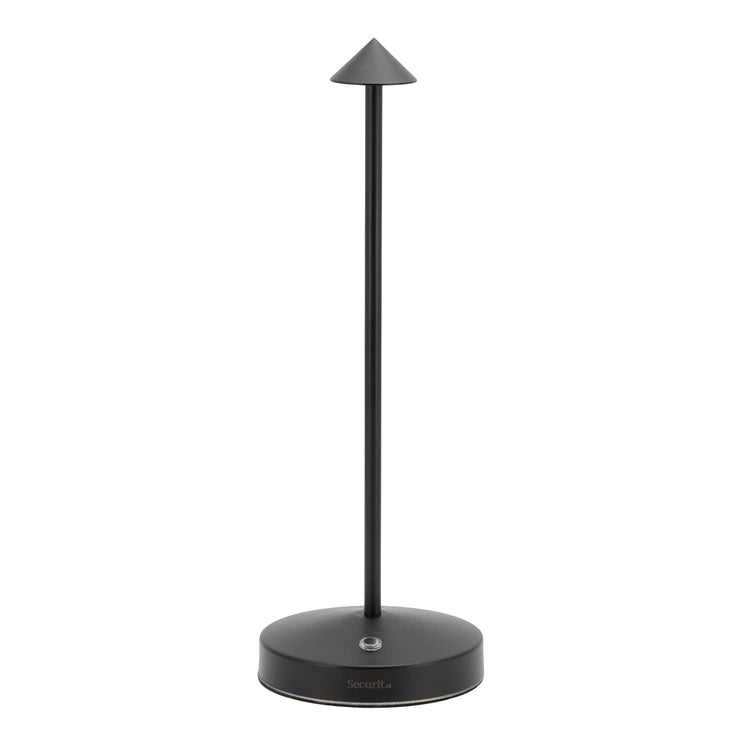 Securit Angelina rechargeable LED table lamp black