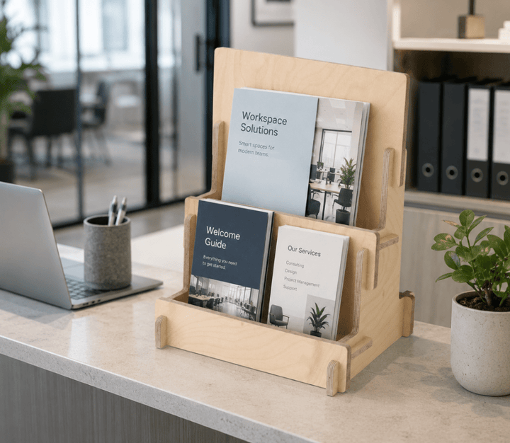 Countertop Displays – Flat-Pack Collection | Custom Wood Designs