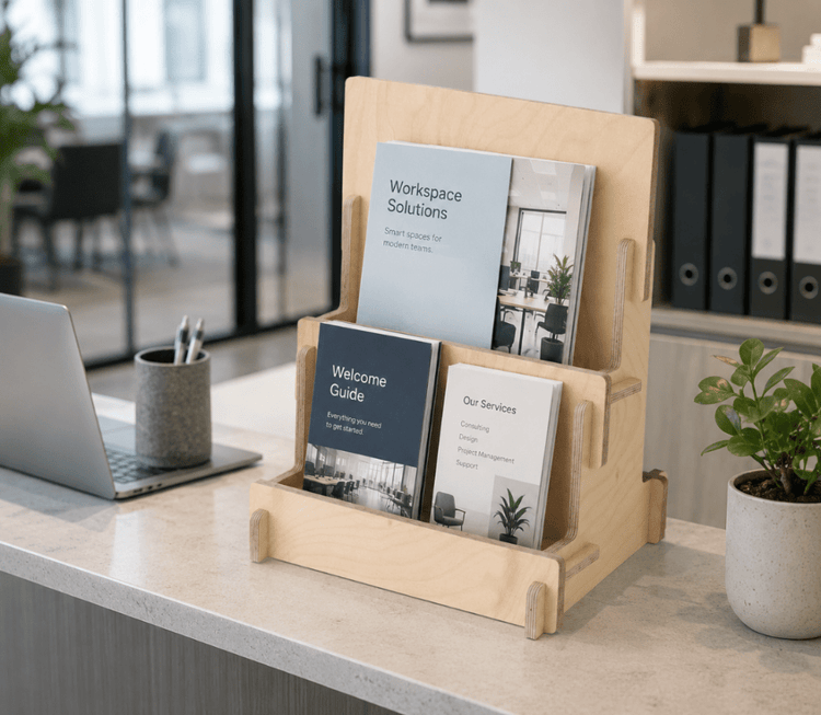 Countertop Displays – Flat-Pack Collection - Custom Wood Designs