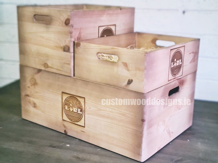 Small Ammunition Storage Box Wooden Ammo Crate - North Rustic Design